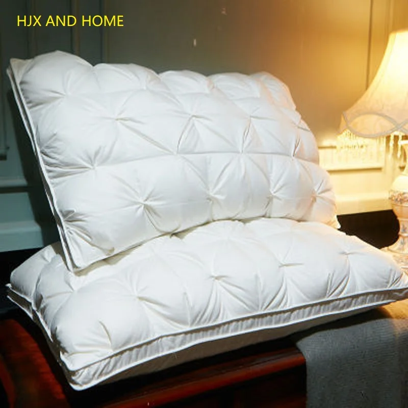 Varios colorsDown y poliéster mezclado llenado pillow algodón funda de almohada tamaño 48x74cm suave y Cómodo elasticidad 3