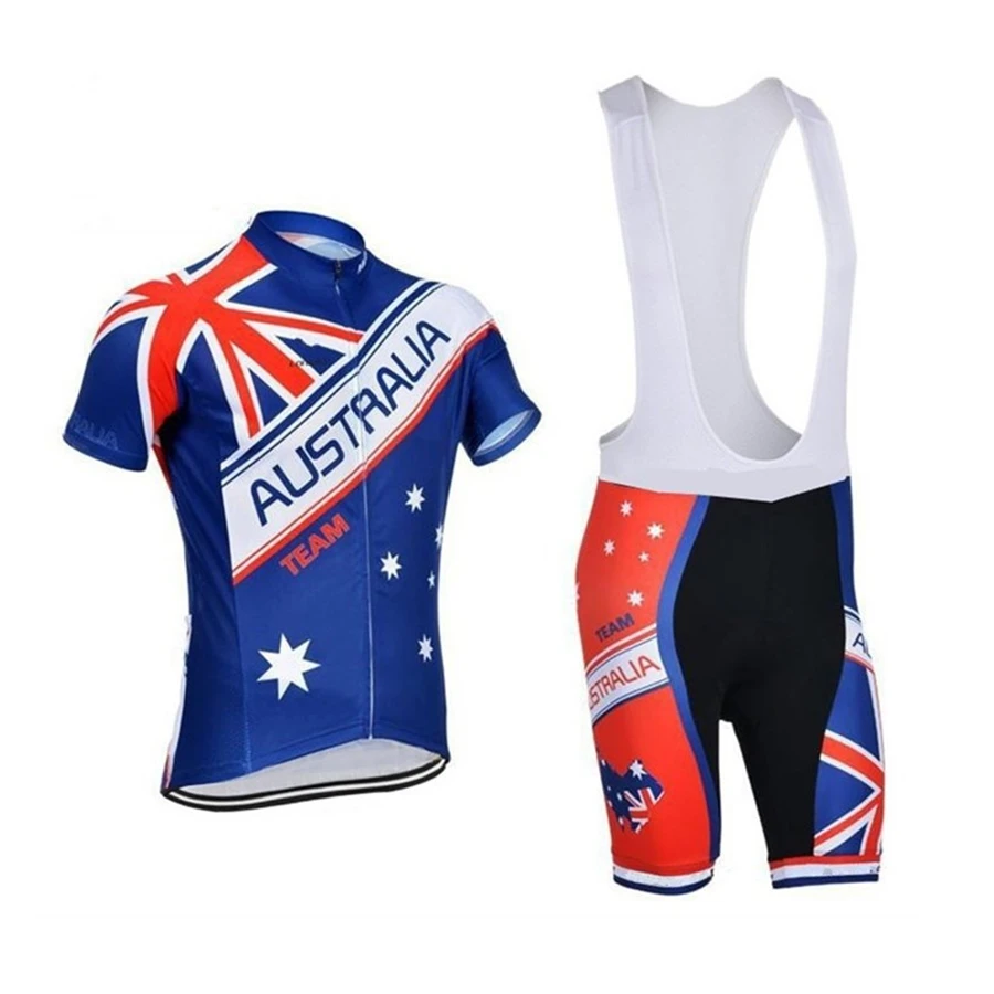 2020 AUSTRALIA bicicleta raccing equipo de ropa trajes uniformes masculinos de ropa para ciclistas de carretera bicicleta de mtb kits de alta quailty almohadilla de gel culotte 3