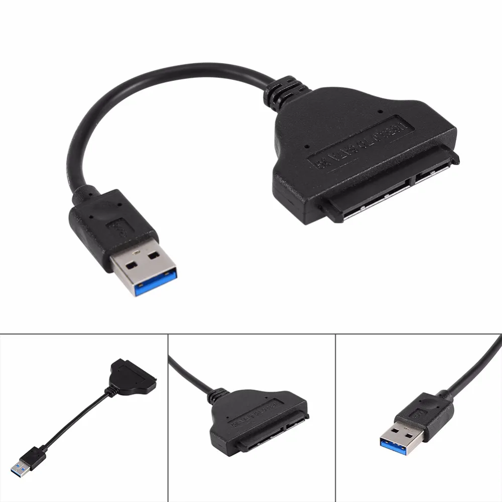USB 3.0 A SATA de 2,5 pulgadas Portátil de Disco Duro Portátil de la Unidad de HDD SSD Interna A Externa Adaptador Convertidor de Cable Cable Cable Sata de Línea 3