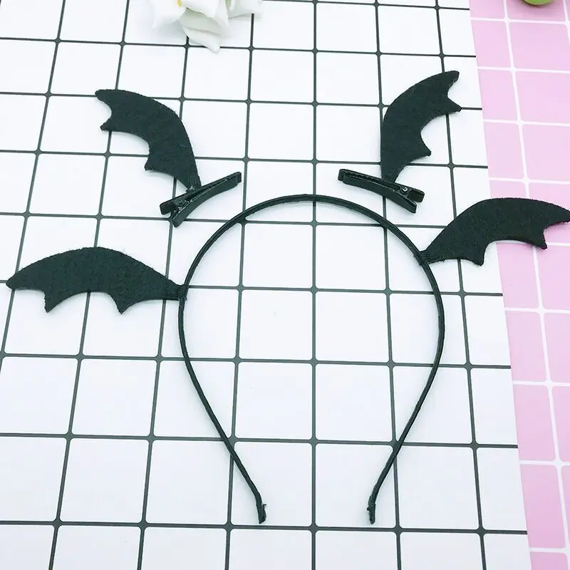 Lolita Pequeño Diablo Diadema Japonés Suave Muchacha de Alas de Murciélago de la Tarjeta de Dos dimensiones Anime Headwear 3