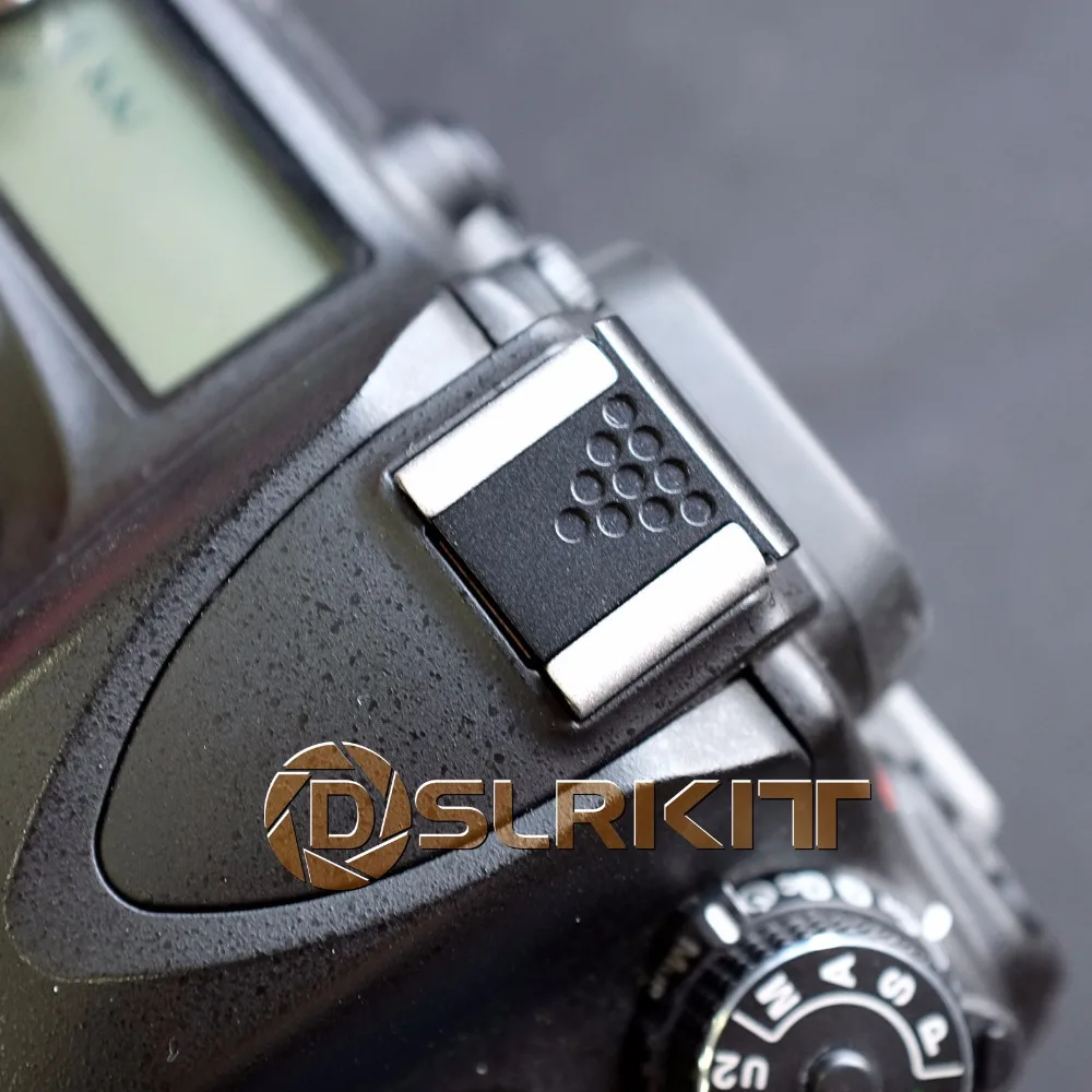 Metal Universal, Tapa para Zapata para Canon Nikon Pentax Fuji Cámara Negro 3