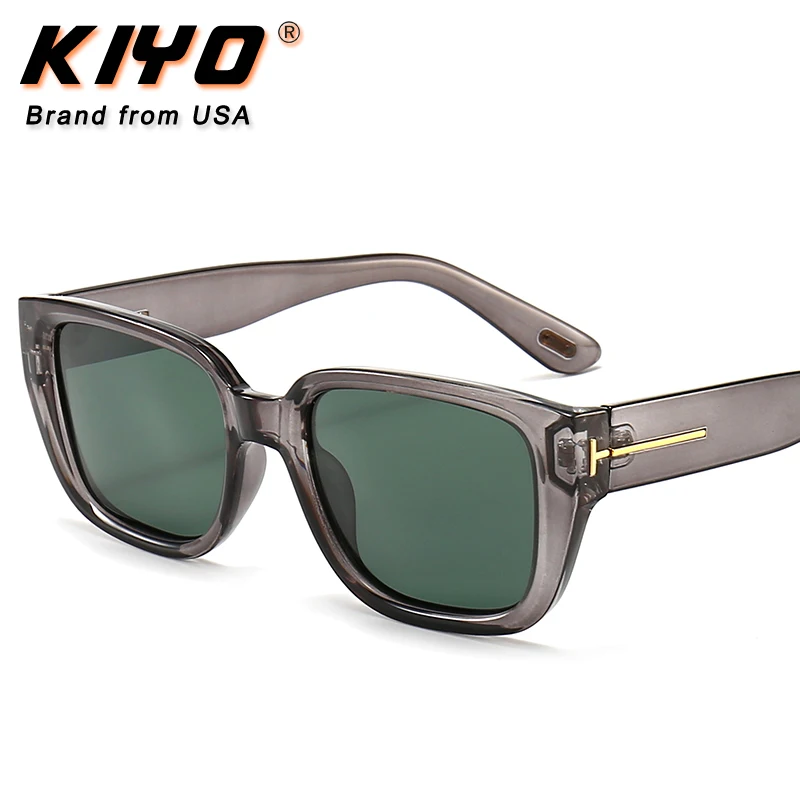 KIYO Marca 2020 las Nuevas Mujeres de los Hombres Gafas de sol de la Plaza de PC Vintage Gafas de Sol de Alta Calidad UV400 de Conducción Gafas de 3875 3