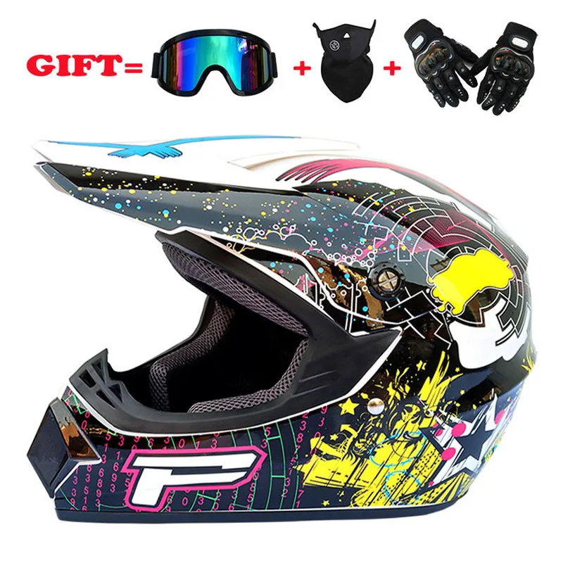 Envío gratis nuevo casco de moto para hombre moto casco de calidad superior capacete de motocross fuera de la carretera de motocross casco casco integral 3