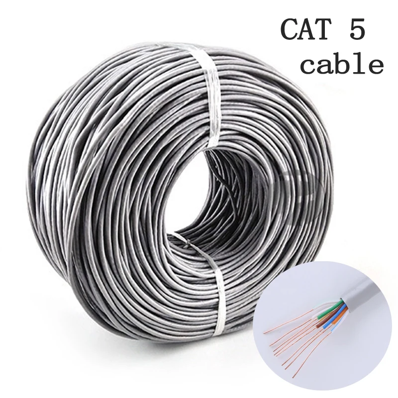 Durable CAT5 Ethernet Lan Cable de 10 m/20m/30m UTP Cable de Red RJ45 para Cat5 Compatible Patch Cable Módem Router por Cable Ethernet 3