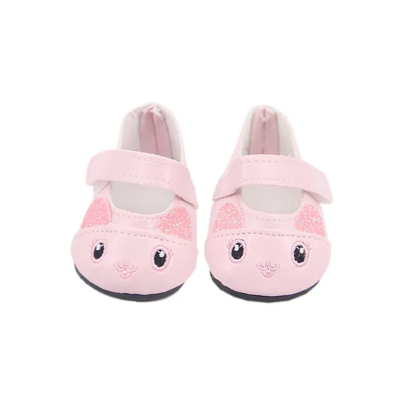 2021 recién Nacido Bebé Nuevo Ajuste de 18 pulgadas Zapatos de Muñeca Accesorios Bunny Zapatos Para Bebé de Regalo de Cumpleaños 3