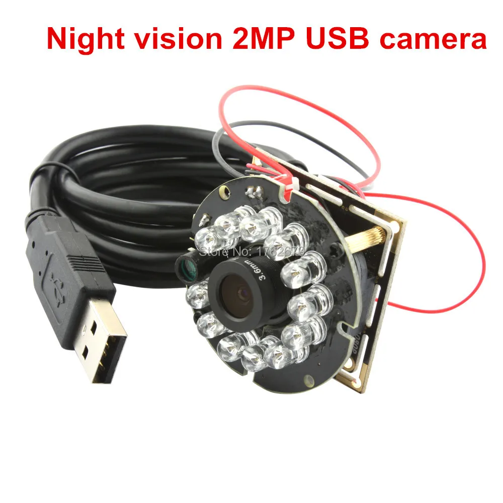 1080P Visión Nocturna de 12 LEDs de Visión Nocturna OV2710 CMOS Mini Video Endoscopio Inspección módulo de la Cámara de 2mp 3