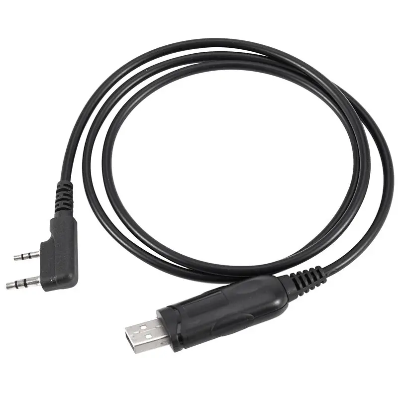 Cable de Programación Usb Para Baofeng Uv-5R 888S Para Kenwood 2 Pin de Radio Walkie Talkie Accesorios Usb2.0 1M Con Cd 3