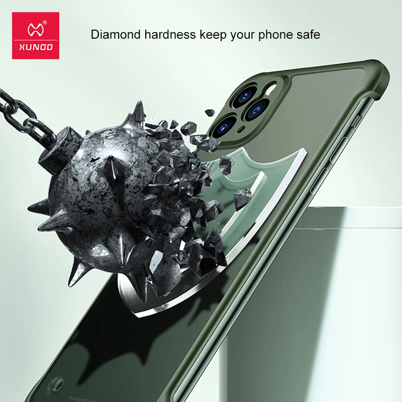 Caja del teléfono Para el iPhone 11 Pro 11 Pro Max XUNDD funda Protectora a prueba de Golpes Para que los Bordes de la Cubierta Para el iPhone 11 3