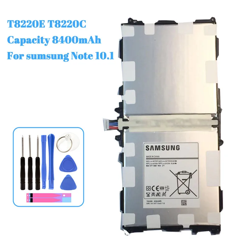 Original T8220E T8220C Batería Para sumsung Nota 10.1 Tab Pro P600 P601 P605 P607 SM-T520 SM-T525 Tablet Baterías de 8400mAh 3