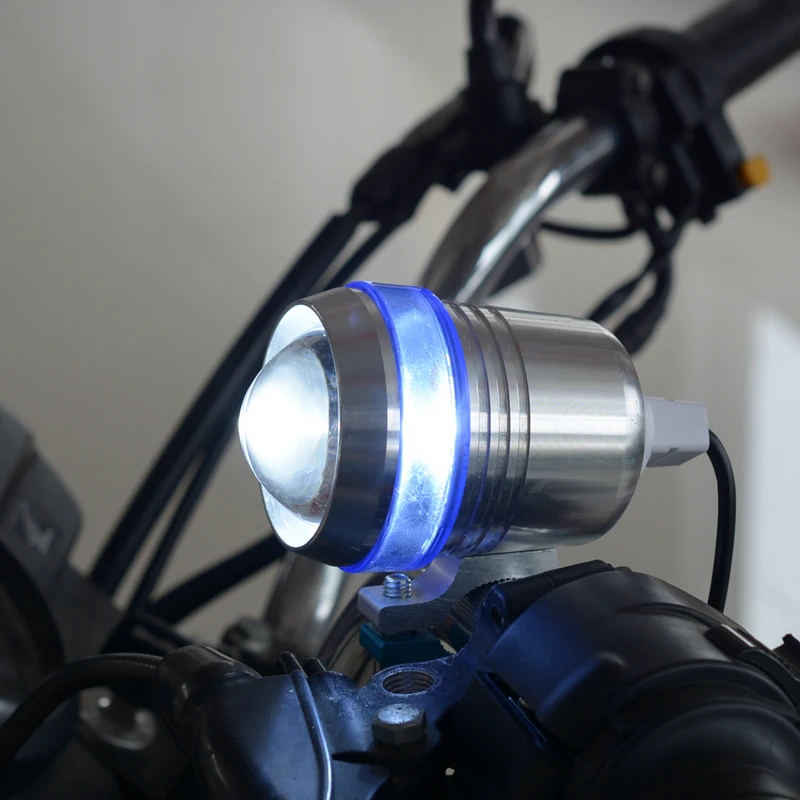LMoDri Moto, Luces de Trabajo de la Niebla de la Lámpara del Punto Faros de LED de Moto de 12V 125W de la luz Auxiliar de Moto Focos de los Accesorios del Coche 3