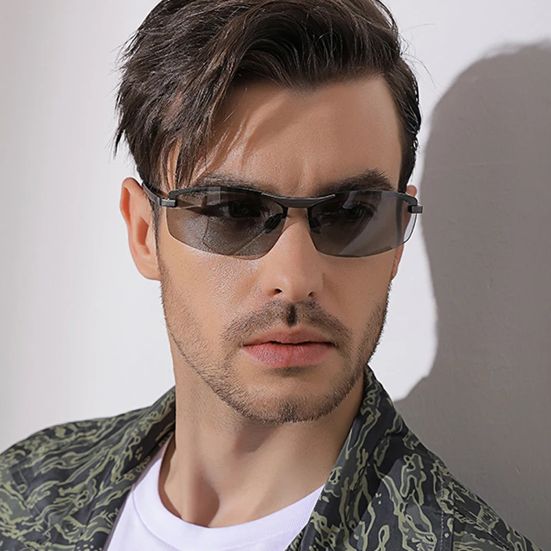 BENCI 2020new luz polarizada decoloración de la uv protección gafas de sol de los hombres de la moda de las gafas de sol, sombrillas de la unidad del controlador 3