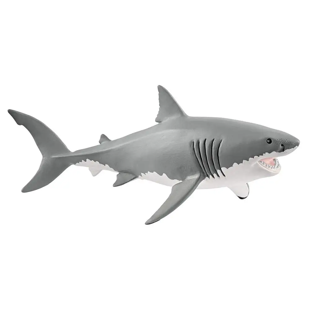 Real Tiburón De Juguete Suave Seguro De Pegamento De Simulación De Animales Tiburón Modelo Ocean World Muñeca Juguetes Para Los Niños Regalo De Navidad 3