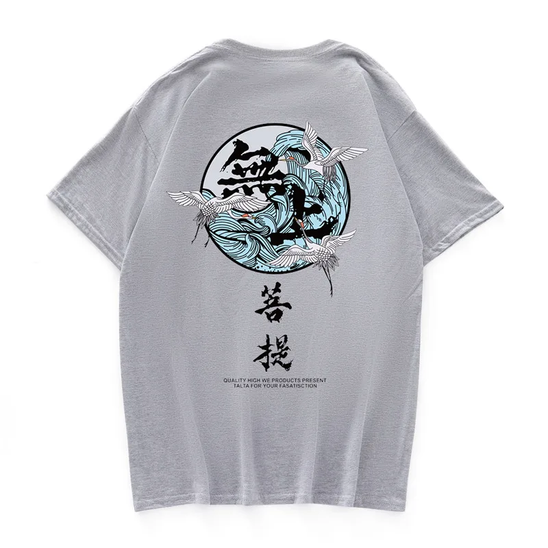 La marca Japonesa de Ropa de Ukiyo E Impreso Camisetas de Verano de Estilo Chino Hombres Mujeres Top Camisetas De 2019 Casual Vintage Hip hop Camiseta 3