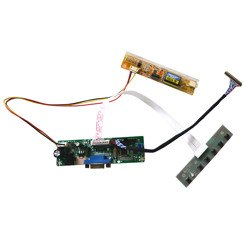 Envío gratuito V. M70A VGA, LVDS Convertidor de Controlador de LCD Kit de Placa De 15.6 pulgadas LTN156AT01 1366X768 LED Panel de Video 3
