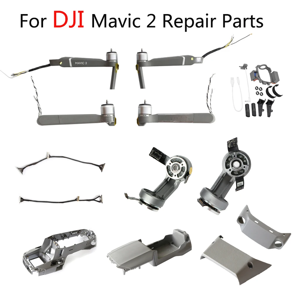 Para DJI Mavic 2 Pro / Zoom Original de las piezas de reparación del cable de señal/mediana/motor/ hélice/ elevado/marco de cardán eje de brazo 3