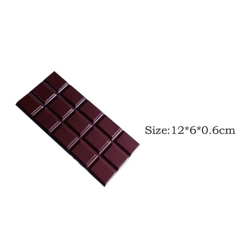 12 * 6 * 0.6 cm de policarbonato barra de chocolate del molde ,BRICOLAJE bicarbonato de confitería herramientas de dulce de caramelo de chocolate del molde 3