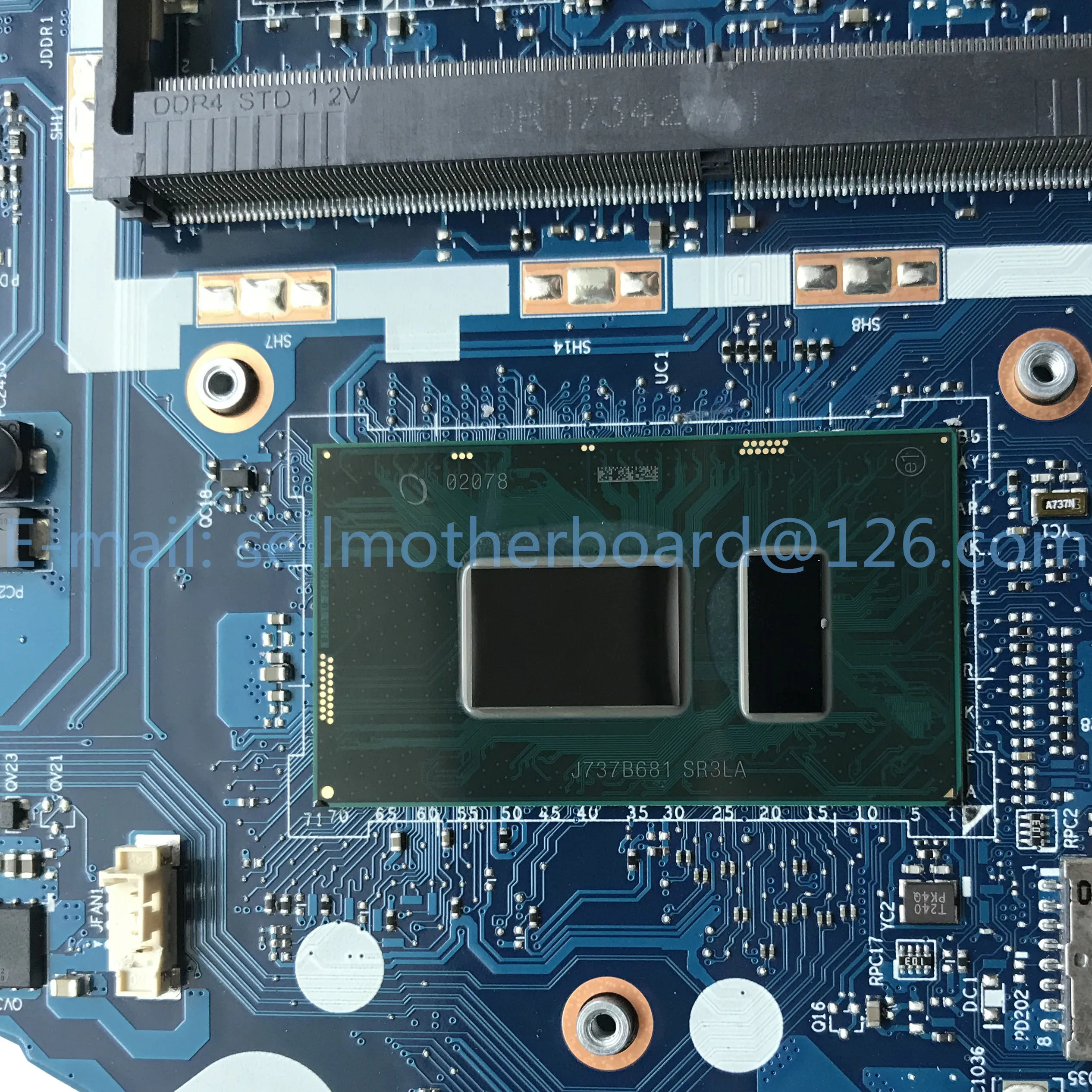 Para Lenovo Ideapad 320-15IKB de la Placa base del ordenador Portátil Con I5-8250U CPU de 4 gb de memoria RAM DDR4 5B20Q11147 NM-B453 Probado Buque Rápido 3