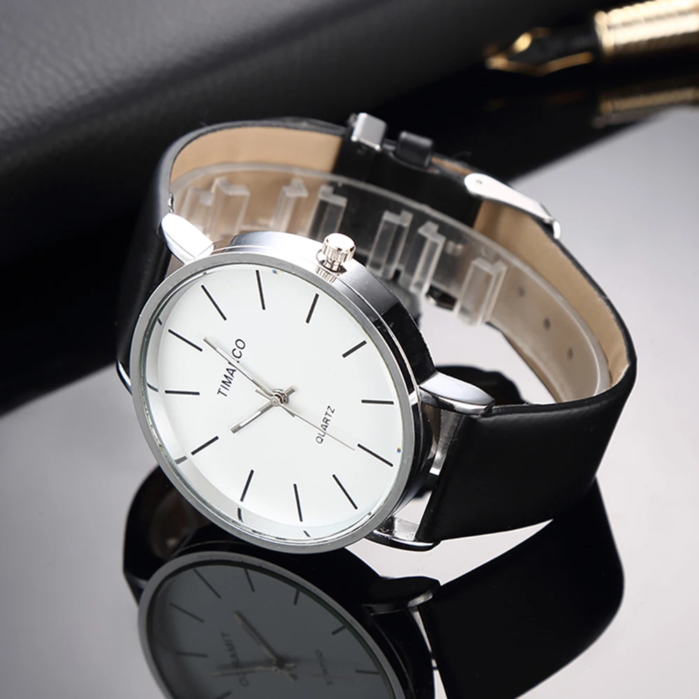 Simple Blanco De Estilo De Cuero De Los Relojes De Las Mujeres Minimalista De La Moda Señoras Reloj Casual, Reloj De Pulsera Mujer Reloj De Cuarzo Reloj Mujer 2020 3