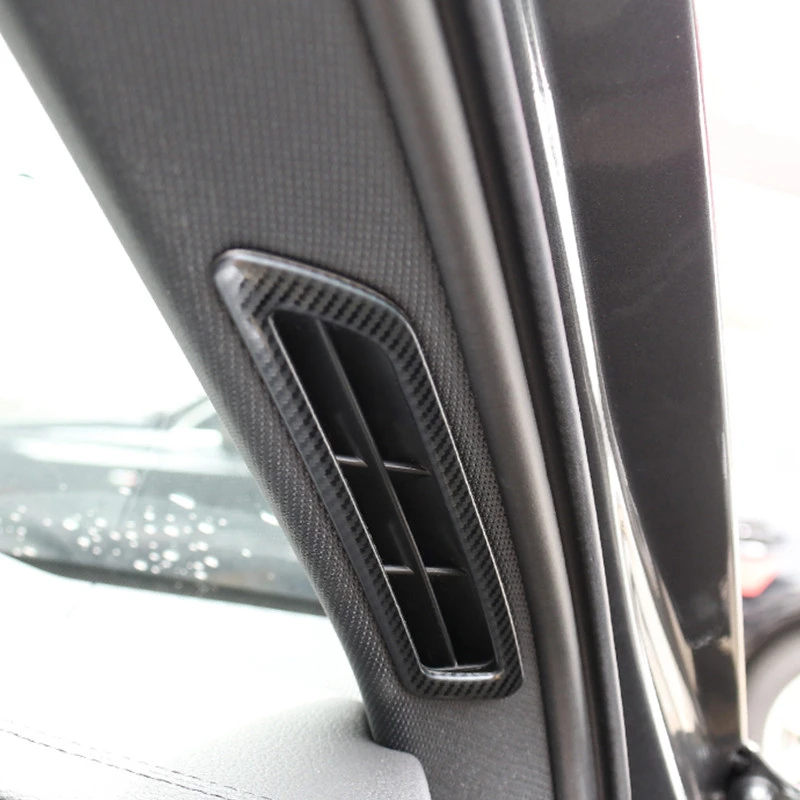 Coche Estilo De Una Columna De Aire De Ventilación Marco Decorativo Cubierta Del Reborde Del Acero Inoxidable Para El Audi A6 C8 2019 Interior Accesorios 3