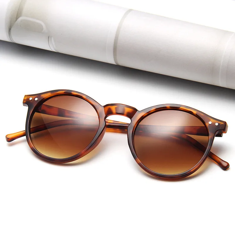 Yoovos 2021 Retro Gafas de sol de las Mujeres de la Ronda de la Marca del Diseñador de Moda de Gafas de Océano Lente de Tiendas Vintage Oculos De Sol Feminino UV400 3