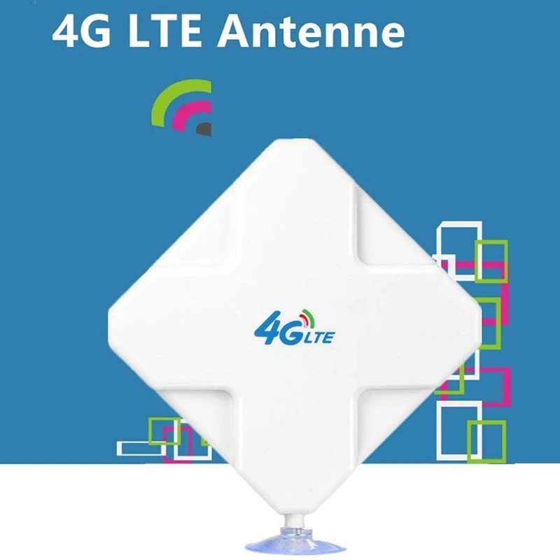 4G LTE CRC9 Antena 35DBi de Alta Ganancia de la Antena de Doble Conector CRC9 amplificador de Señal para celular Huawei de Vodafone Hotspot Router 3