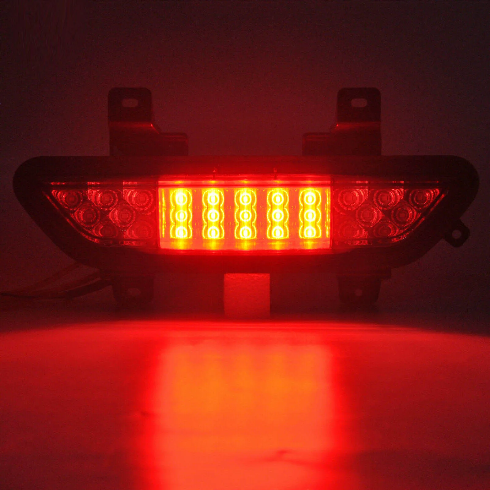 Ahumado de la Lente LED Antiniebla Trasera Luz de Freno luz de marcha atrás Para-up Ford Mustang 3