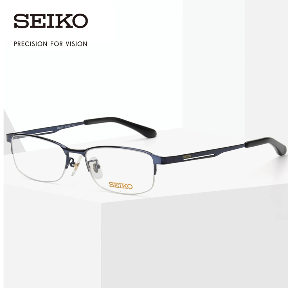 SEIKO Titanium Gafas de Marco Óptico para los Hombres de Gafas de Gafas para la Miopía de la Prescripción de Gafas de Lectura H01122 3