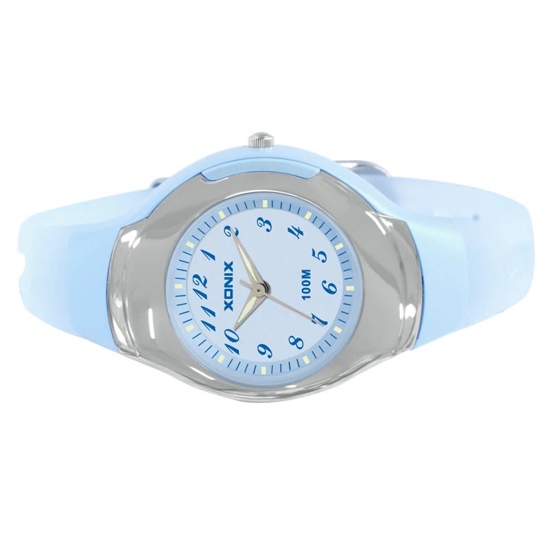 La precisión de la Marca de Relojes de los Deportes Electrónicos de Cuarzo relojes de Pulsera Impermeable 100M de Natación Buceo Mujer Chica Estudiante Reloj WH 3