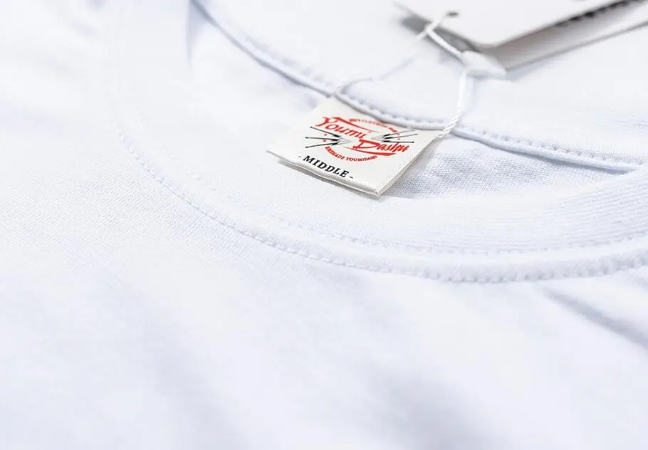 2019 Nueva camiseta de los Hombres Simple Línea de Diseño de la Cruz de Impresión de Algodón Camisetas de los Hombres de la Llegada del Estilo de Verano de Manga Corta de los Hombres t-shirt 3