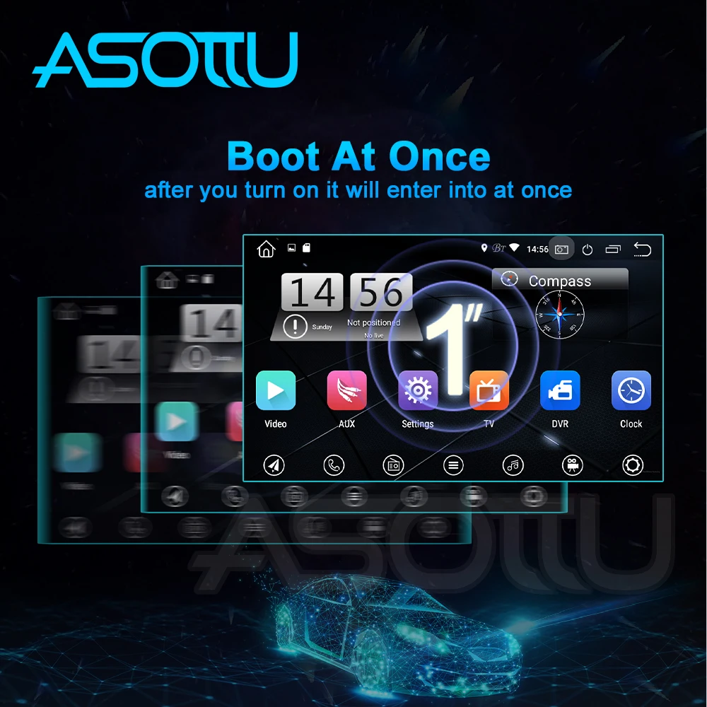 Asottu TO301 Android 9.0 PX30 Coche DVD GPS de Navegación palyer de Coches Reproductor de DVD para toyota rav4 2007 2008 2009 2010 2011 3