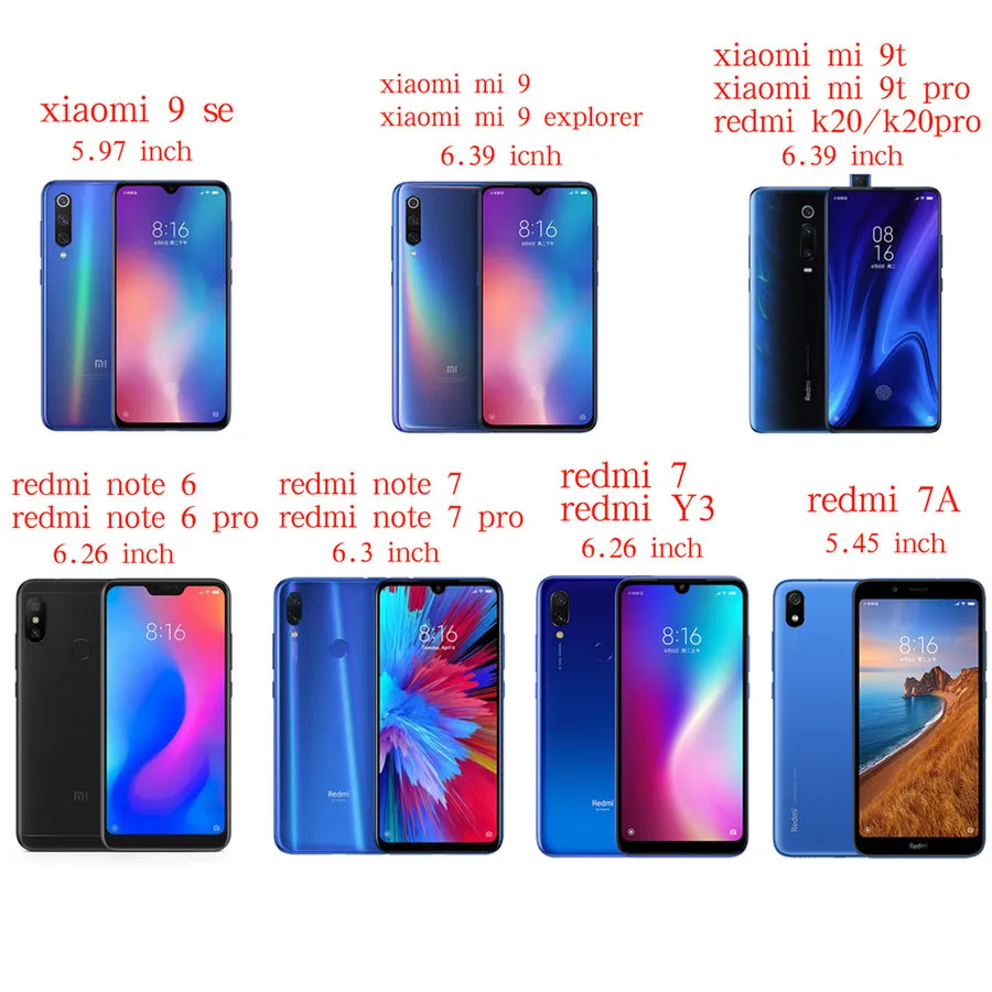 Magnético Flip Case para Xiaomi Redmi Note 8 7 6 8 Mi 9 Se Xaomi 9t Pro de Lujo de Cuero de la Tarjeta Monedero Cubierta de Xiomi Redmi K20 Pro 7 7a 3