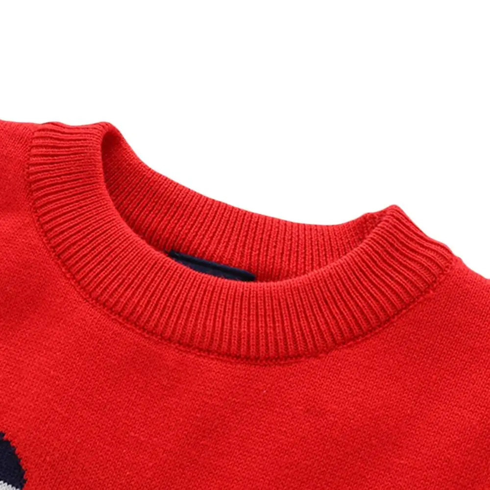 Niño Suéter de las Niñas Otoño Invierno Bebé Niño Niña Jersey Ropa de abrigo Niños de Algodón Suéter de Navidad para 2 a 8 Años 2019 3