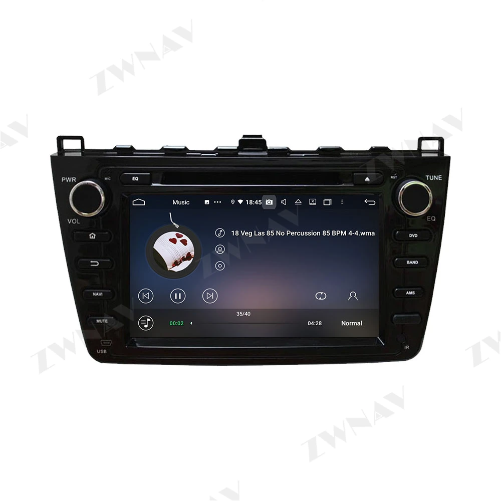 128 GB 2 Din Para Mazda 6 Mazda6 2009 2010 2011 2012 Android 10 Pantalla de Pantalla Multimedia de Audio Radio GPS Navi Jefe de la Unidad de Auto Stereo 3