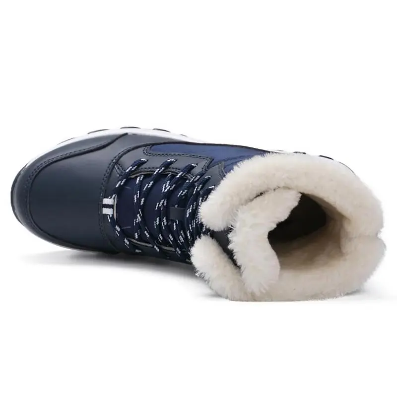 De invierno botas de nieve de las mujeres 2021 moda impermeable de la plataforma caliente de las mujeres botas de los zapatos de cordones cuñas de tobillo botas Zapatos de mujer de felpa 4