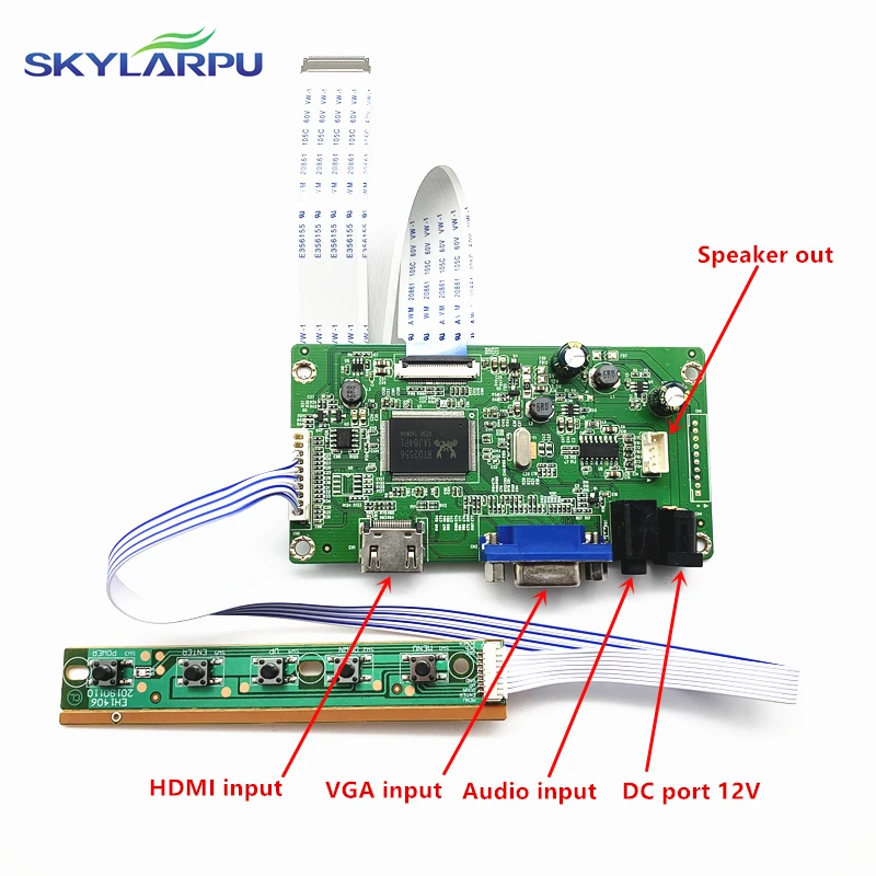 Skylarpu kit para B156XTN03.1 HDMI + VGA LCD LVDS EDP Controlador Controlador de la tarjeta de envío Gratis 4