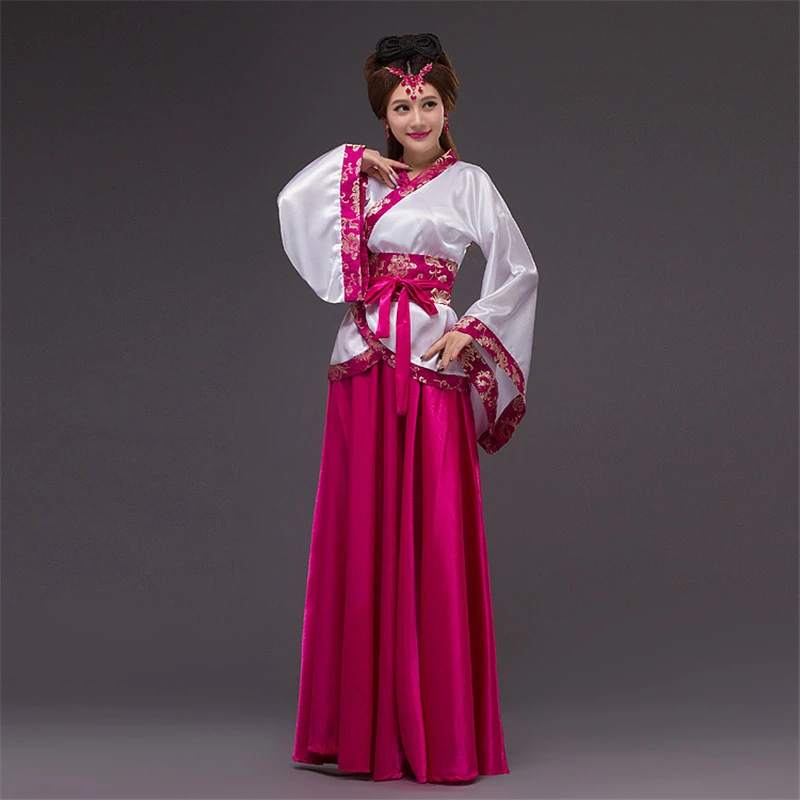 Disfraz de hada de las mujeres Hanfu femenino Tang traje pequeño Qufu foto foto de estudio el arte de rendimiento de ropa de estilo Chino de ropa hanfu 4