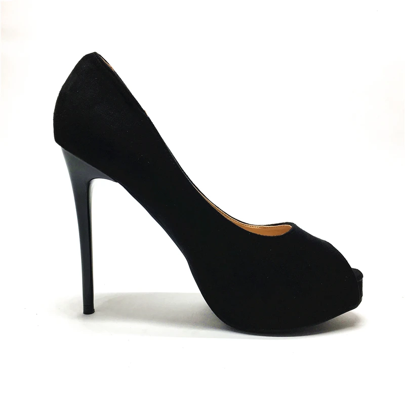 2019 Marca de Zapatos de Mujer de Tacones peep-toe de plataforma de las Mujeres de las Bombas de tacón de Aguja Fina Talón de las Mujeres Zapatos de Dedo del pie Abierto de Tacón Alto Zapatos de Tamaño 4