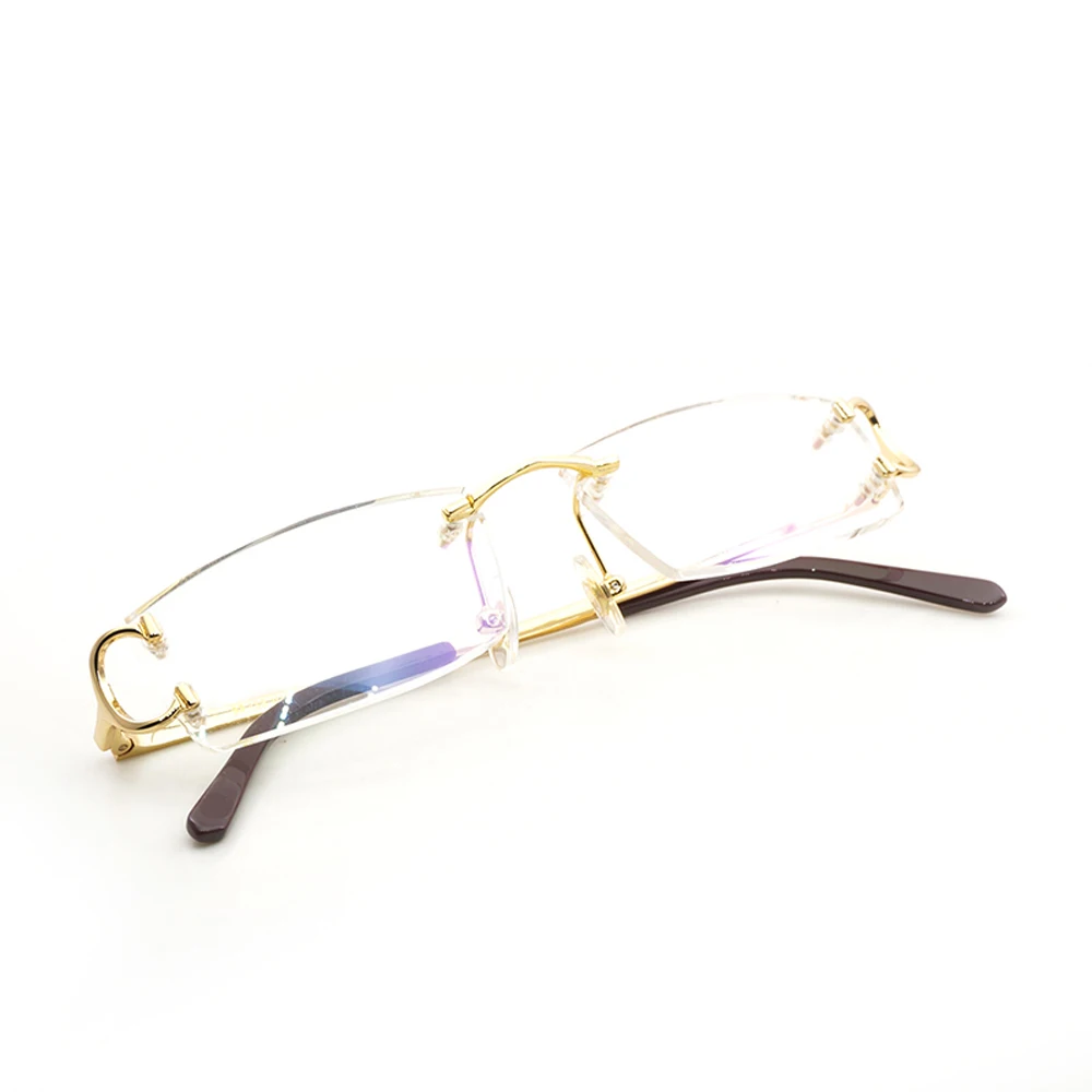 Vintage gafas sin Montura Vasos Hombres Carter Marcos de Anteojos para Llenar Prescripción de la Moda de Gafas de las Mujeres de Lujo de Gafas de Marco 4