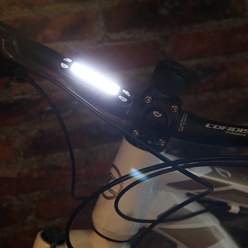 USB Recargable Impermeable LED de Bicicletas de Ciclismo en Bicicleta Luz Delantera de la Bicicleta Accesorios 100 Lúmenes de Luz Posterior de la Cola de Bicicletas Conjunto de la Lámpara 4