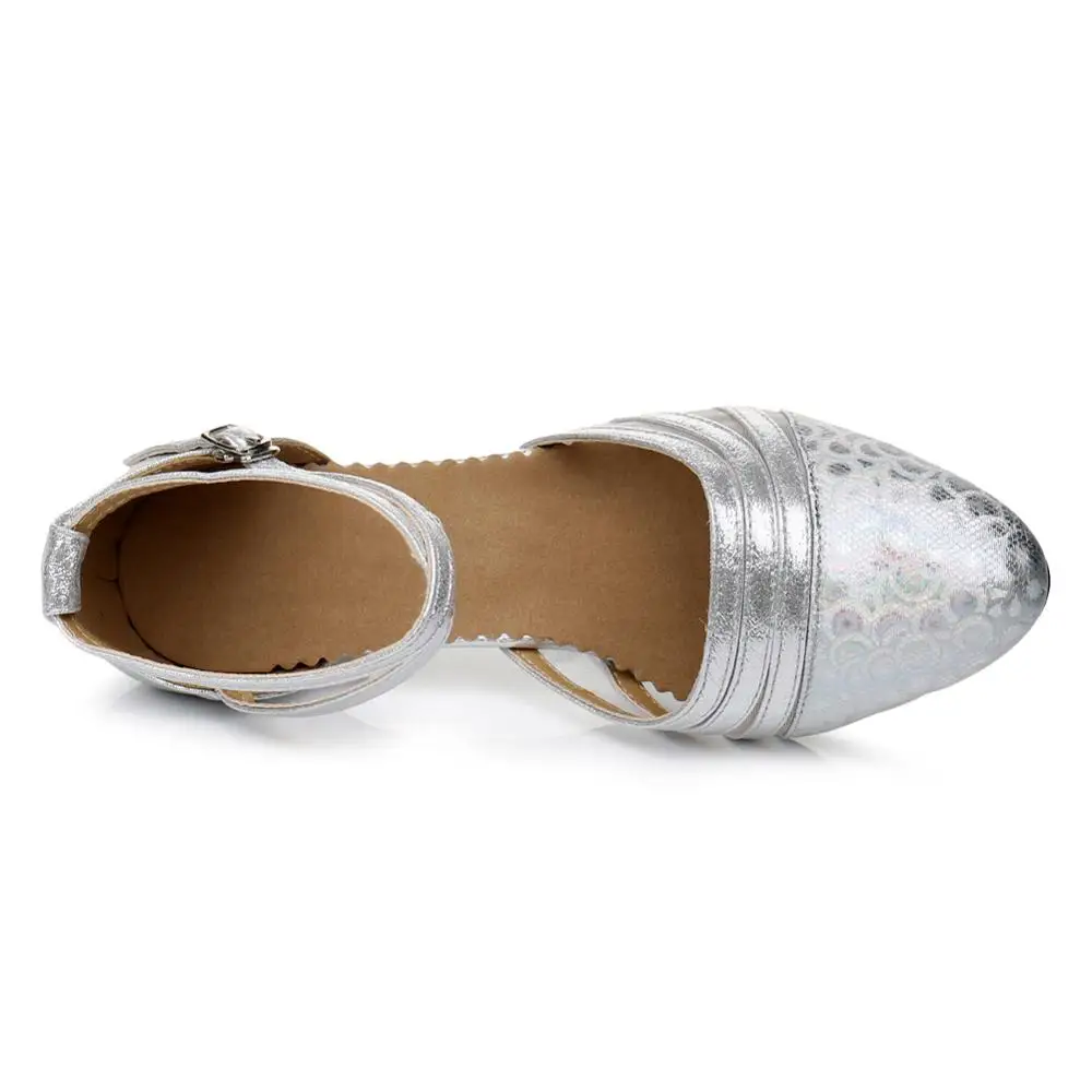 Caliente-venta del latín Moderno Zapatos de Baile para las Mujeres Suela de Goma Señoras Niñas de américa Tango Niños Salón de baile Zapatos de Baile de 3,5 cm/5.5 cm de Tacones 4