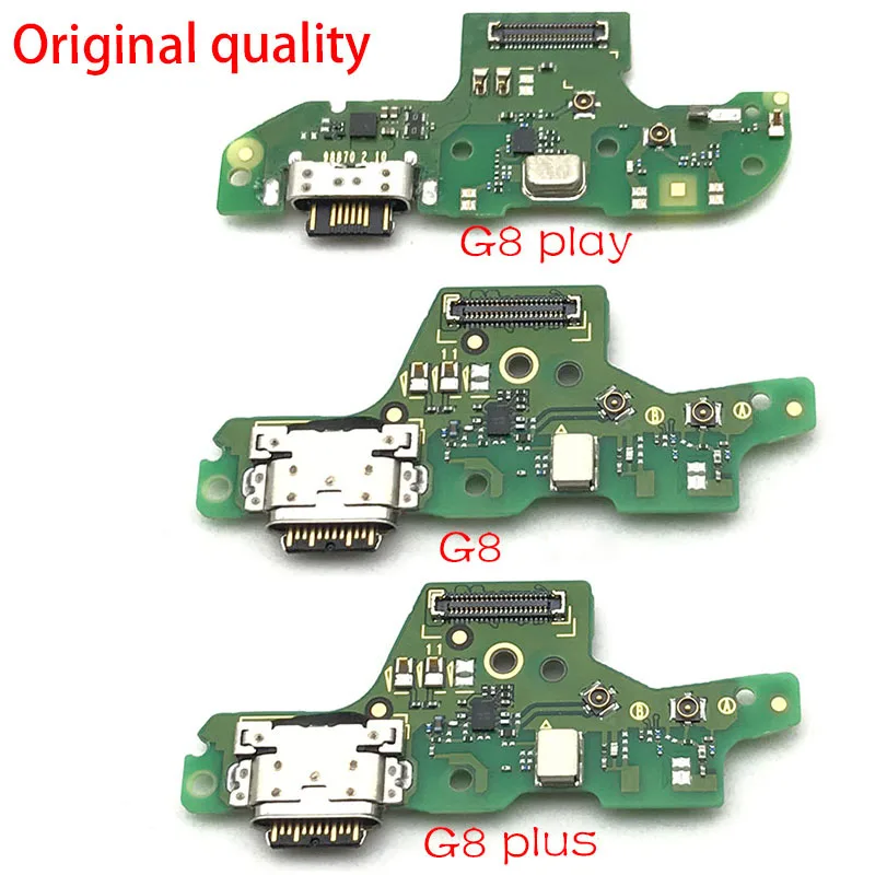 10Pcs/Lot, Conector para base Dock Cargador USB Puerto de Carga Flex Cable Para Motorola Moto G8 / G8 Play / G8 y Piezas de Repuesto 4