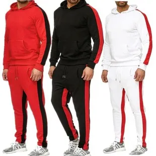 2020 nuevas sweetshirt de los hombres de correr de fitness ropa deportiva casual hombres Sudadera con capucha + pantalones de jogging de los deportes de conjunto de los hombres del conjunto 4