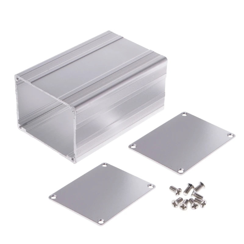 100x65x50mm de BRICOLAJE Carcasa de Aluminio Caso Electrónicos Proyecto de PCB Caja de Instrumentos 4