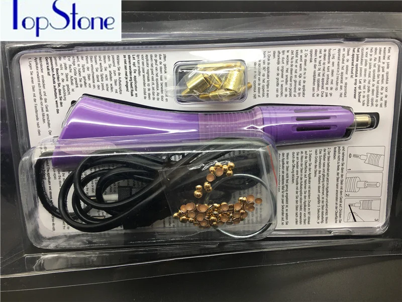 TopStone implified revisión aplicador conjunto rápido pistola de calor fácil de operar revisión de la varita de hierro de la máquina de bricolaje aplicador de strass 4