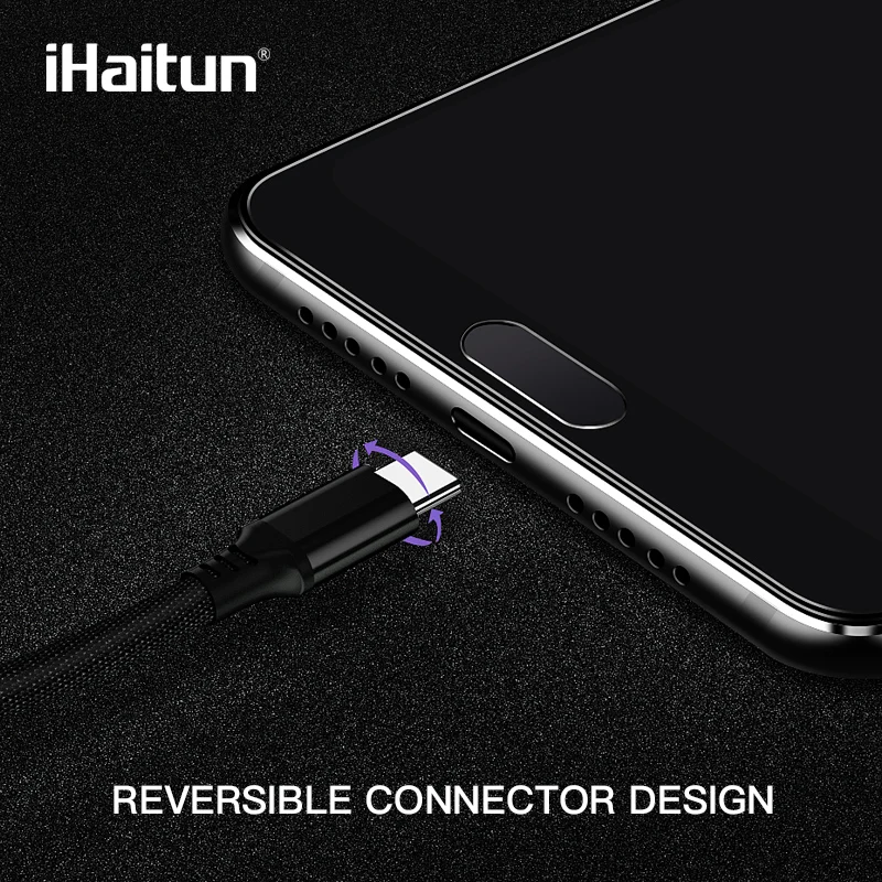 IHaitun 5A USB Tipo C Cable Para Huawei Mate 20 Honor10 Xiaomi Redmi Cable USB 3.1 Cargador Rápido de Alambre Cable de Datos de Súper Carga Rápida 4