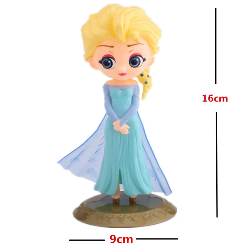 Disney Elsa de Nieve Blanca Sofía de la campana de la Princesa Sirena de la Princesa de decoración de Pastel de muñeca cumpleaños de bicarbonato de recogida de juguetes 4