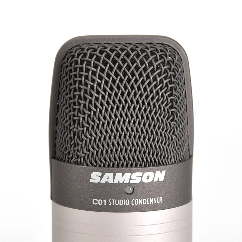 Original SAMSON C01 Micrófono de Condensador para grabación de voces, instrumentos acústicos y para su uso como y cabeza de tambor mic 4