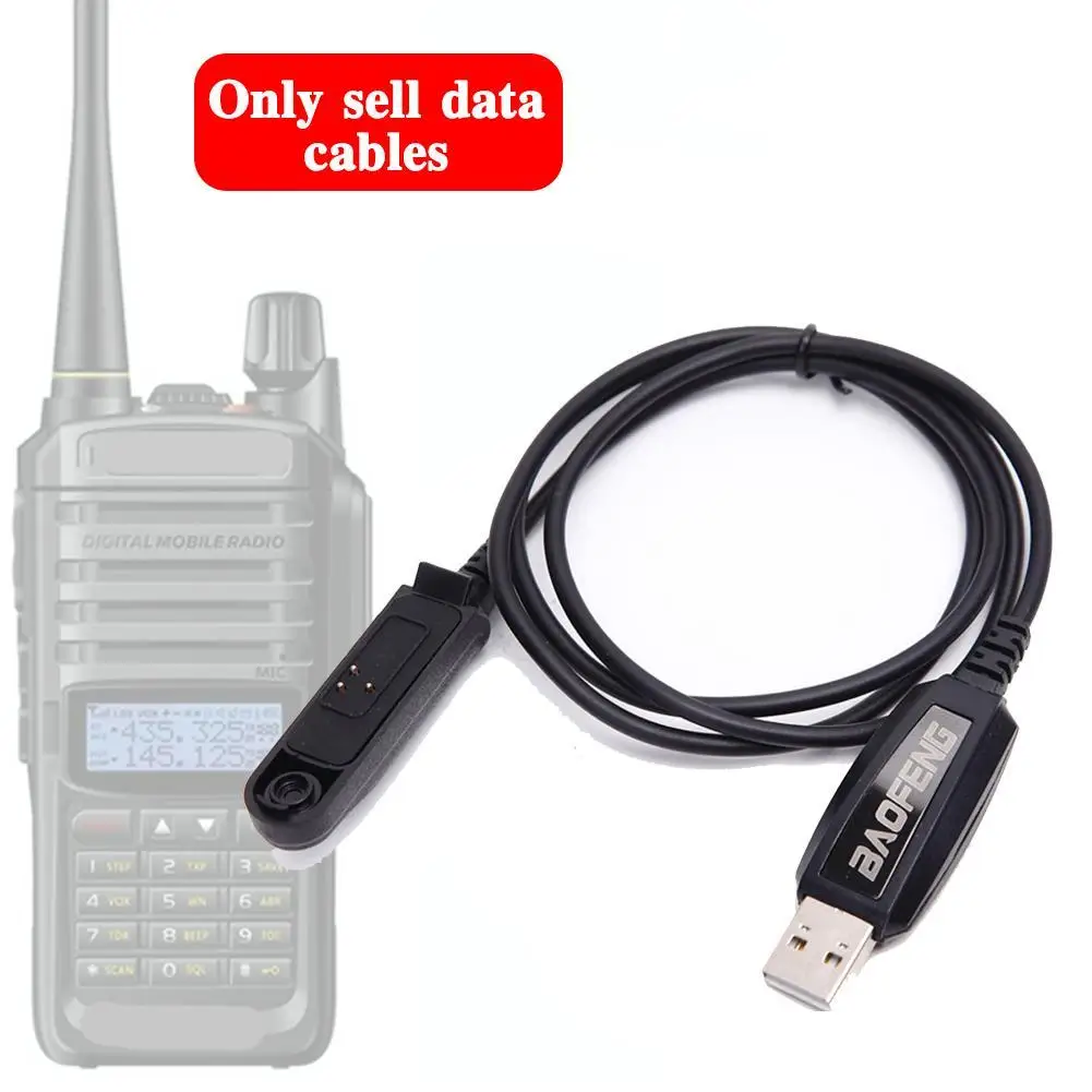 Cable de Programación USB para Baofeng Impermeable de Dos vías de Radio UV-XR UV-9R Plus UV-9R Mate-58 BF-9700 Walkie Talkie 4