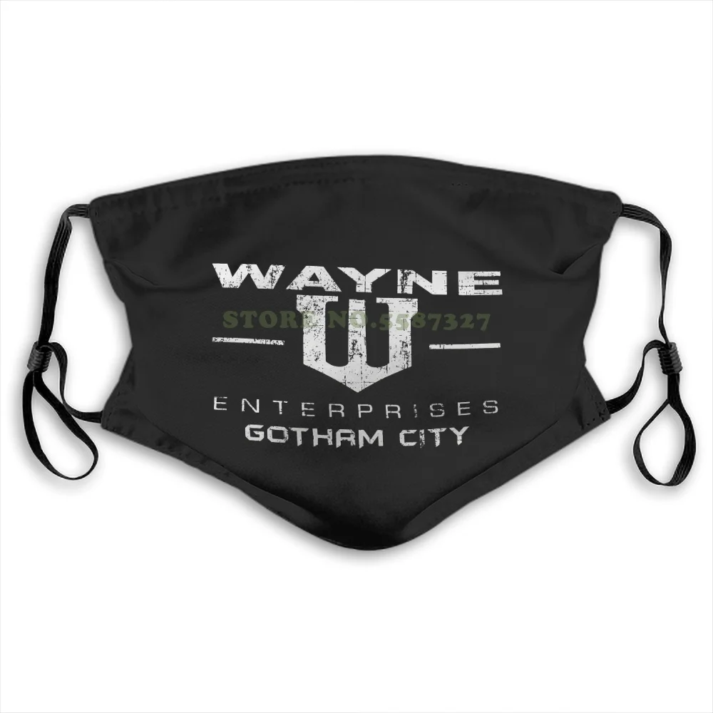 Wayne Empresas De La Ciudad De Gotham Para Hombres, Mujeres Mascarillas 4