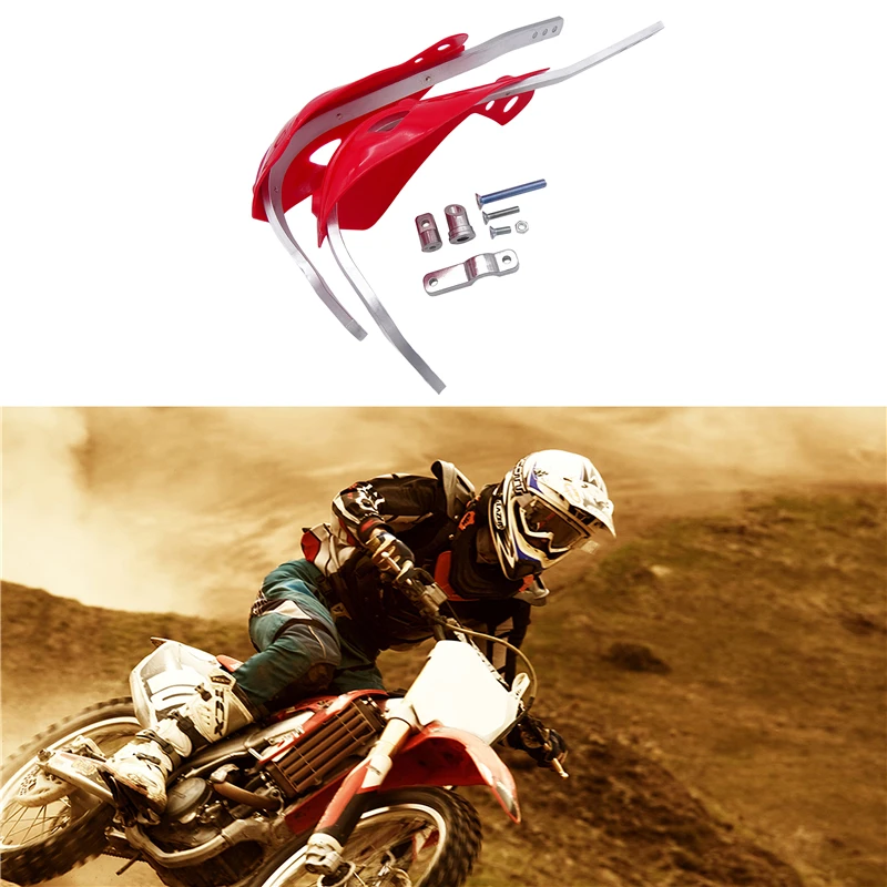 1Pair Manillar de la Motocicleta de la Mano de la Guardia Protector de la Protección Universal de Aluminio de la Mano de los Guardias de la Motocicleta Moto ATV Motocross 4